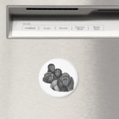 Son Gorilla Magnet By AGE. Gorilla Life マグネット (インサイチュ (食洗機))