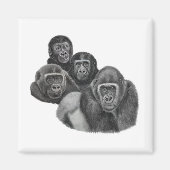 Son Gorilla Magnet By AGE. Gorilla Life マグネット (正面)