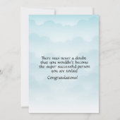 Son Graduation Cap and Rainbow Leaf Frame (裏面)