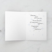 Son Graduation Starおめでとう、Blue and Blac カード (内部)