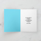 Son Happy Birthday Away at College カード (内部)