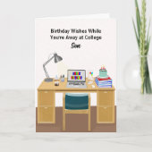 Son Happy Birthday College Dorm Celebration カード (正面)