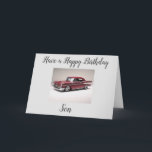 ***SON*** HAVE A HAPPY BIRTHDAY!!!! カード<br><div class="desc">FOR ***YOUR SON***... ... . SAYING... ..****ENJOY YOUR DAY**** AND IF HE "LIKES OLD TIME CARS" THEN IT IS DOUBLY GOOD FOR HIM :) THANKS FOR STOPPING BY ONE OF MY EIGHT STORES AND HAVE A GREAT DAY!!!!</div>