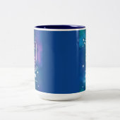 Son High School Graduation Name Year ツートーンマグカップ (中央)