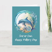 Son in Law Dolphin Father's Day海波のLif カード (正面)