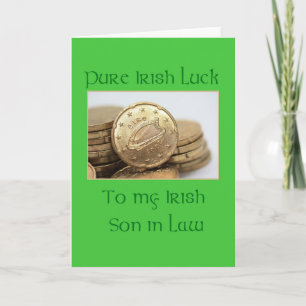 Son in Law Happy St. Patrick's Day カード