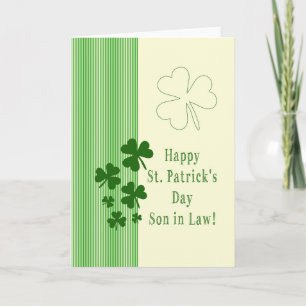 Son in Law Happy St. Patrick's Day カード