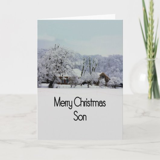 Son Merry Christmas card シーズンカード (正面)