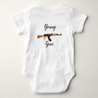 Son Of A Gun Young Gun ベビーボディスーツ