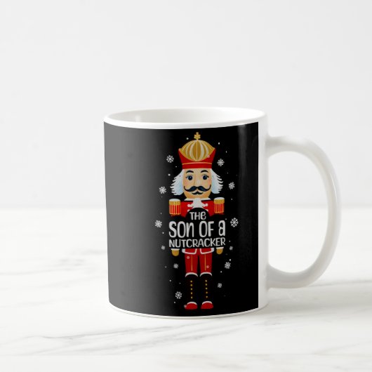 Son Of A Nutcracker Funny Christmas Family Matchin コーヒーマグカップ (右)