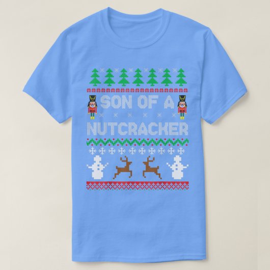 Son of a Nutcracker Funny Ugly Christmas Sweater P Tシャツ (デザイン正面)