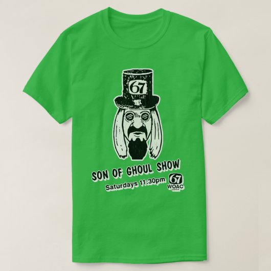 Son of Ghoul 80sホラーホスト67 Canton Ohio Tシャツ (デザイン正面)