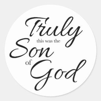 Son of God Sticker ラウンドシール