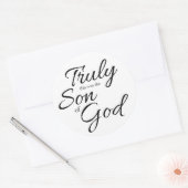 Son of God Sticker ラウンドシール (封筒)