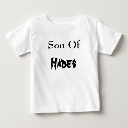 Son Of Hades – ギリシャの神のベビーシャツ ベビーTシャツ (正面)