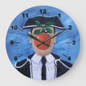 Son of Matador Painting by Alfred Fox ラージ壁時計 (正面)