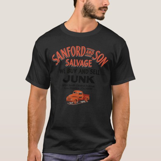 Son of Sanford Salvage Sign boy Tシャツ (正面)