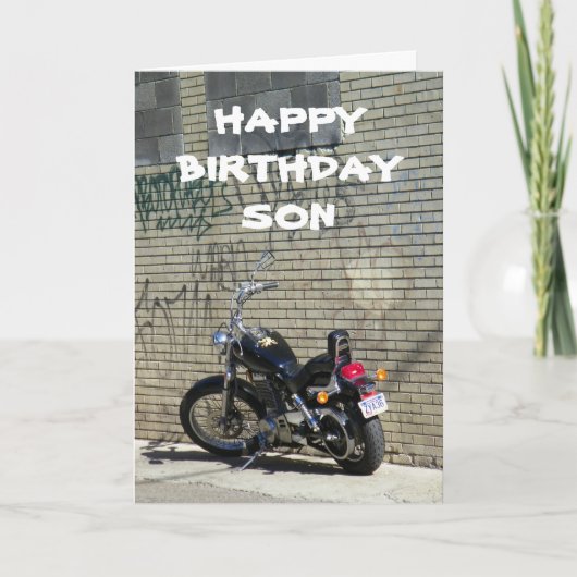 **SON OF THE YEAR** AND  HAPPY BIRTHDAY カード (正面)