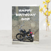 **SON OF THE YEAR** AND  HAPPY BIRTHDAY カード (黄色い花)