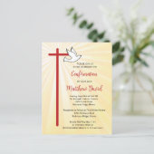 Son Red Cross & Dove金ゴールド・レイの確認 ポストカード (スタンド正面)