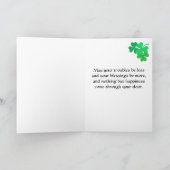Son St PatrickのおもしろいLeprechaun Card用 カード (内部)