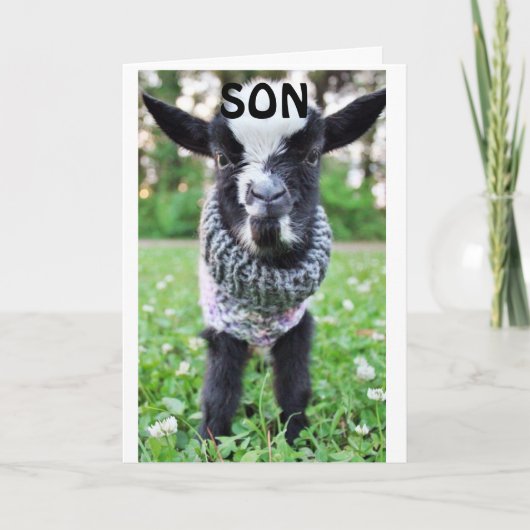 *SON* STOPPING BY ON BIRTHDAY TO SAY HAPPY カード (正面)