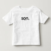 Son Toddler Shirt | Matching Dad and Son Outfit  トドラーTシャツ (正面)