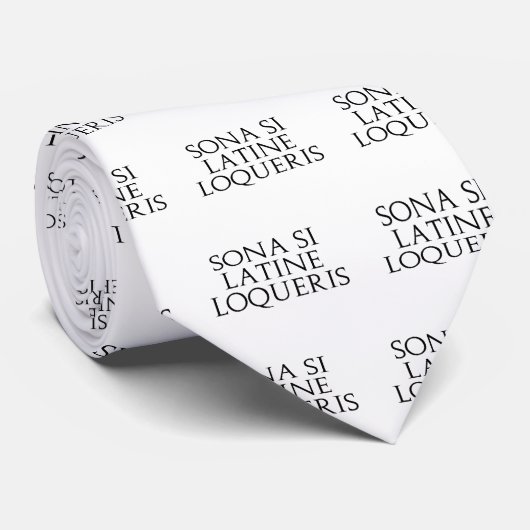 Sona Si Latine Loqueris ネクタイ (ロール)