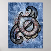 Sonata In Blue Poster Wall Art ポスター (正面)