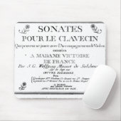 「Sonatesのためのとびらはle clavecin'を注ぎます マウスパッド (マウス)