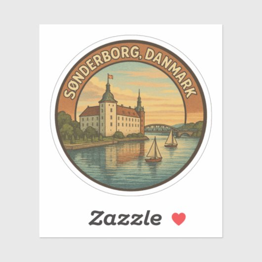 Sønderborg Denmark Castle シール (シート)