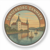 Sønderborg Denmark Castle シール (正面)
