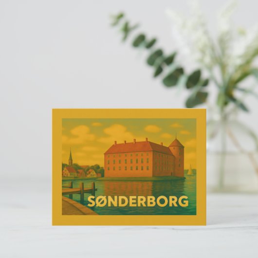 Sønderborg Denmark Castle ポストカード (スタンド正面)