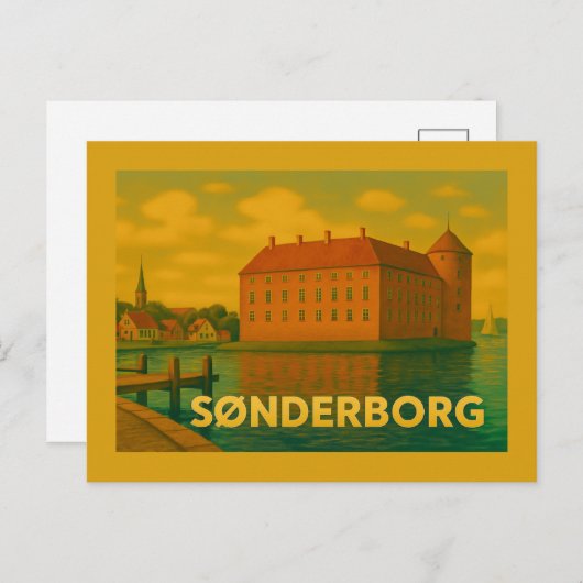 Sønderborg Denmark Castle ポストカード (正面/裏面)