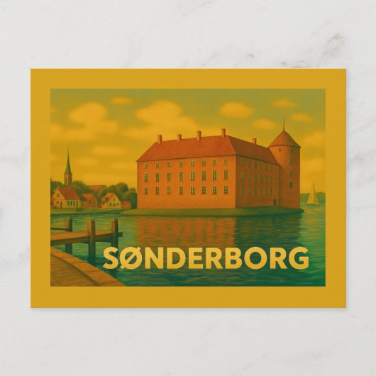 Sønderborg Denmark Castle ポストカード (正面)