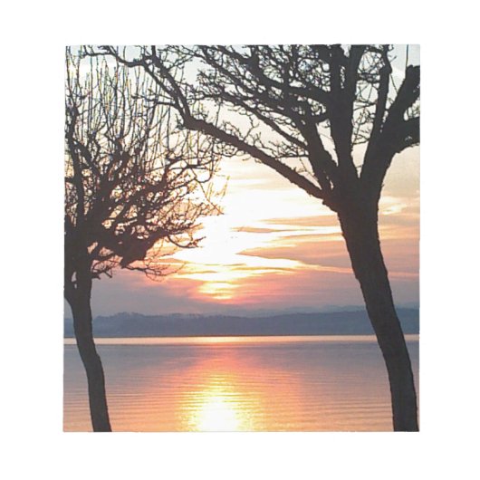 Sonenuntergang am See ノートパッド (正面)