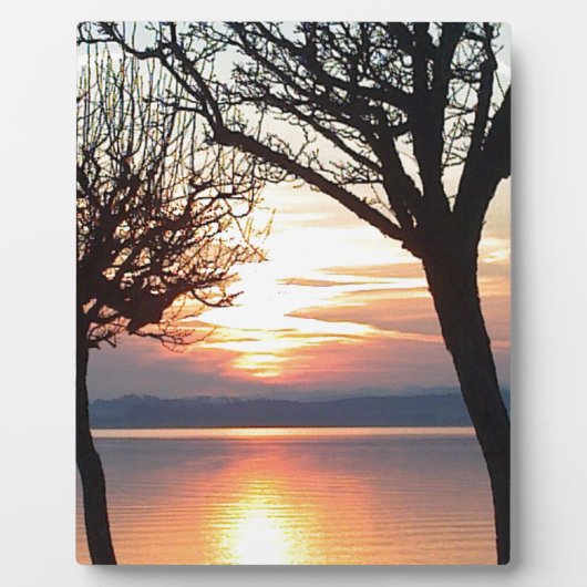 Sonenuntergang am See フォトプラーク (正面)