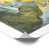 Song In Tepee Landヴィンテージアートポスター ポスター (角)