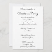 Song of Angels by Bouguerau，クリスマスパーティー 招待状 (裏面)