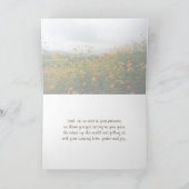 Song of Solomon 2:10-12, Bible Verse, Flowers Card サンキューカード (内部)