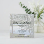 Song of Solomon Lake Photo Wedding Invitation 招待状 (スタンド正面)