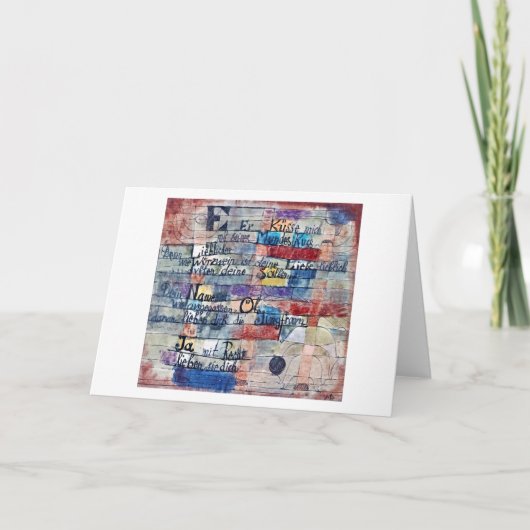 Song of Songs, Klee カード (正面)