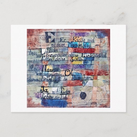 Song of Songs, Klee ポストカード (正面)