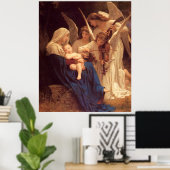 Song of the Angels William Bouguereau Fine Art Pos ポスター (ホームオフィス)