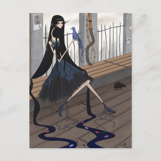 Song of the Bird：暗黒超現実美術 ポストカード (正面)