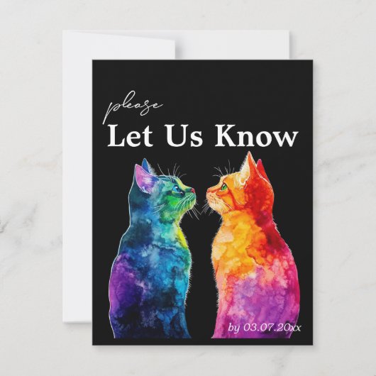 Song RequestをPurchly Your 結婚'sに追加 出欠カード (正面)