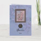 Song Sparrow Birthday/Thank You Card サンキューカード (裏面)