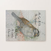Song Sparrow He Watches Over Me Bible Quote ジグソーパズル (横)