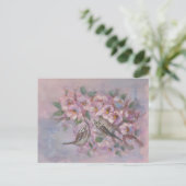 Song Sparrow Holiday Postcard シーズンポストカード (スタンド正面)