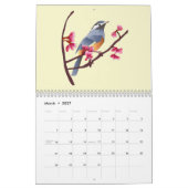 Songbird Calendar カレンダー (3月 2027)